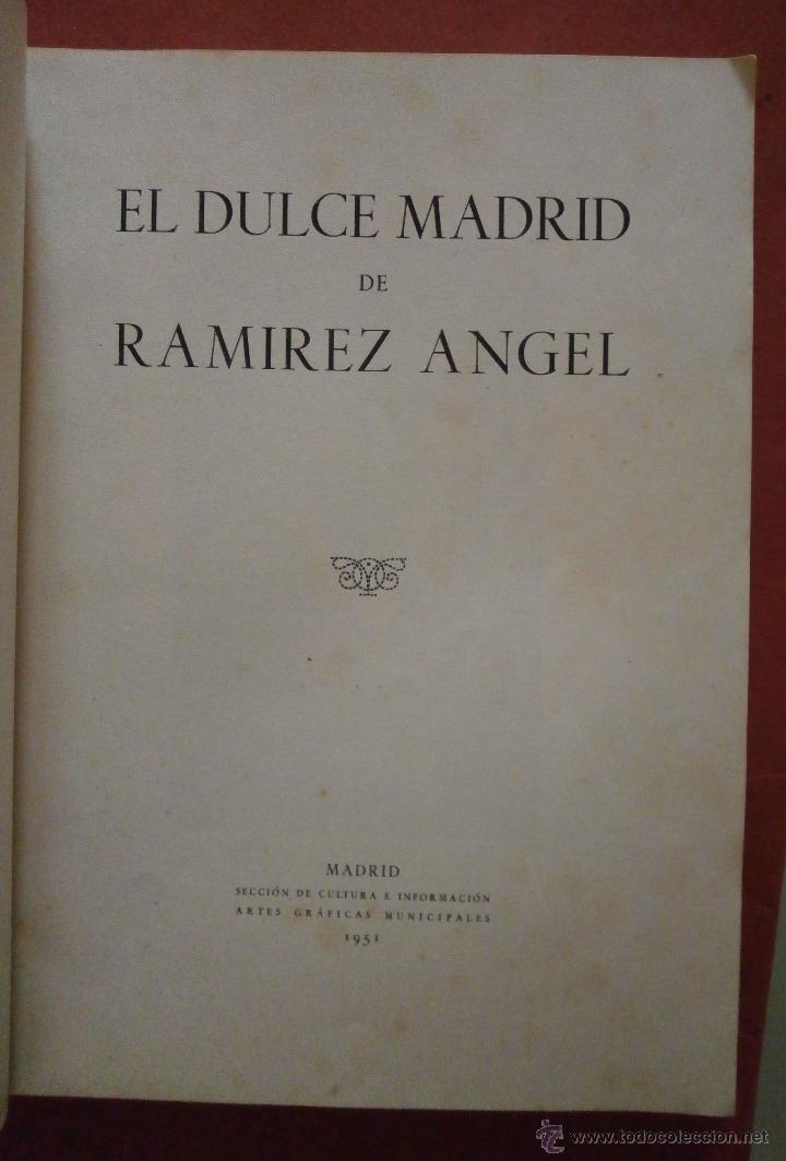 Libros de segunda mano: El Dulce Madrid de Ramirez Angel. - Foto 2