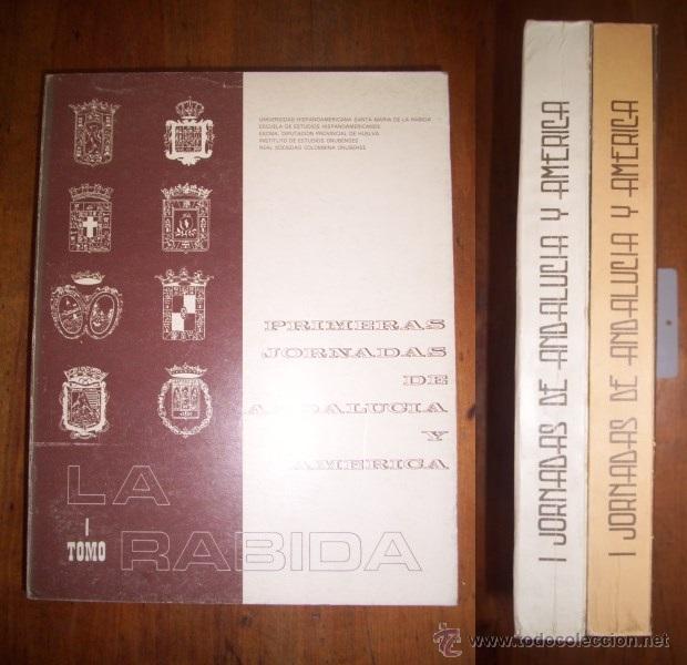 Libros de segunda mano: JORNADAS DE ANDALUC&Iacute;A Y AM&Eacute;RICA (I, La R&aacute;bida, 1981). - Foto 1