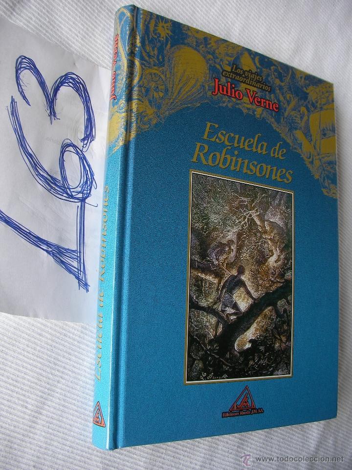 Libros de segunda mano: ESCUELA DE ROBINSONES - JULIO VERNE - ENVIO GRATIS A ESPA&Ntilde;A - Foto 1