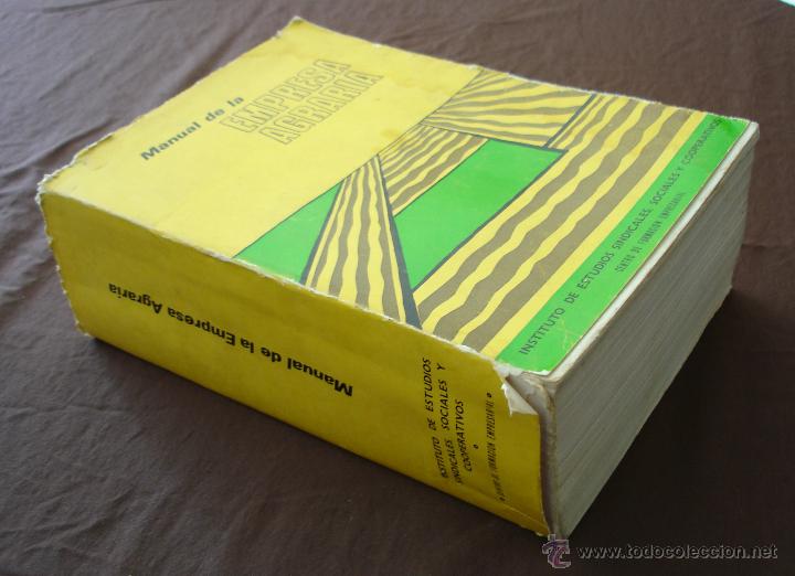 Libros de segunda mano: MANUAL DE LA EMPRESA AGRARIA - MADRID 1971 - Foto 2