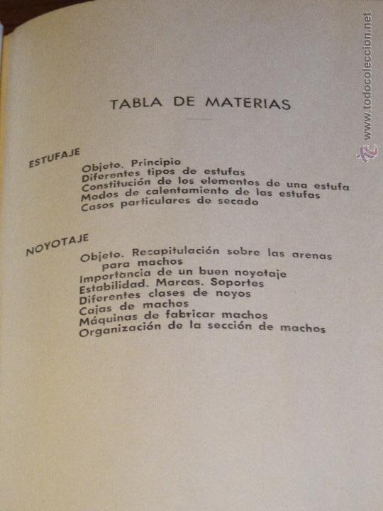 Libros de segunda mano: CURSO ELEMENTAL DE FUNDICION.-TOMO VII.-HONORE COSTE - Foto 2