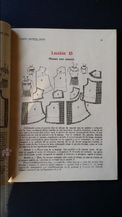 Libros de segunda mano: Corte sistema Mart&iacute;- Modisteria. 1941. - Foto 6