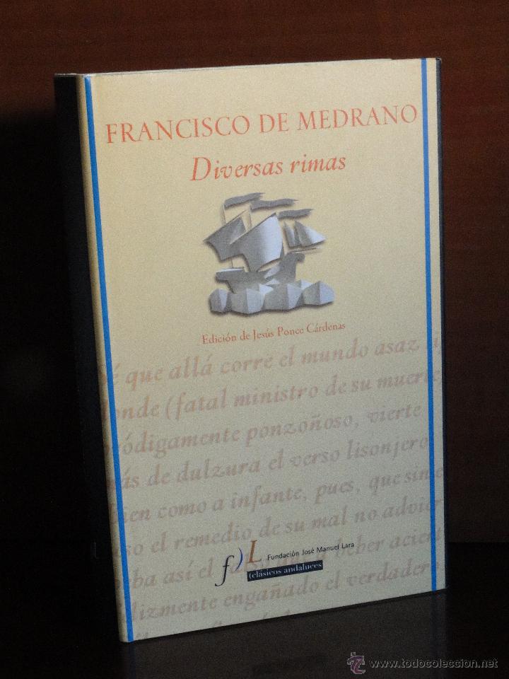 Libros de segunda mano: DIVERSAS RIMAS.-FRANCISCO DE MEDRANO - Foto 1