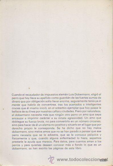 Libros de segunda mano: El doberman. Alfred Bucholz. De Vecchi, 1&ordf;  edici&oacute;n, 1984 - Foto 4
