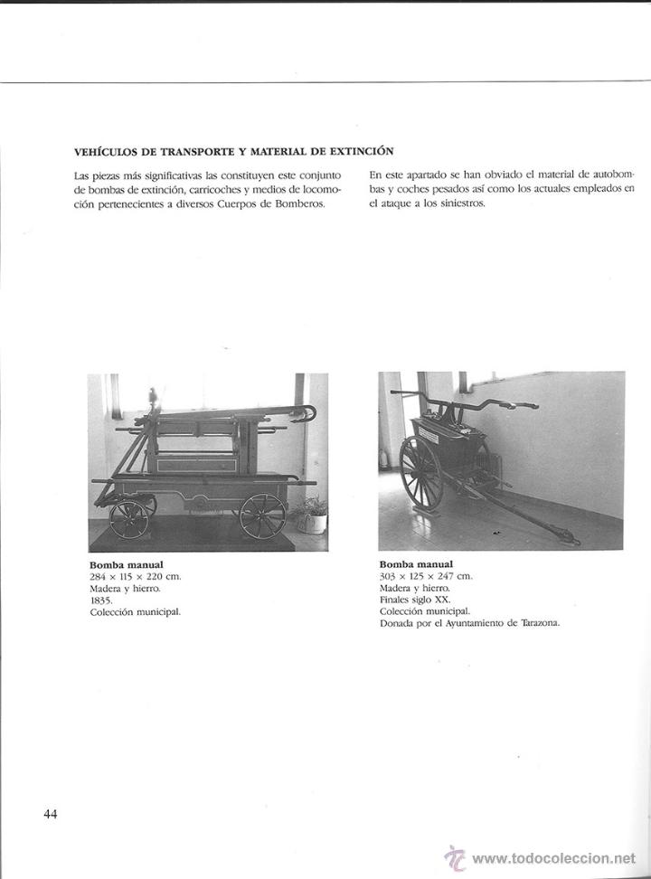 Libros de segunda mano: FONDOS DEL MUSEO DE BOMBEROS DE ZARAGOZA - Foto 2