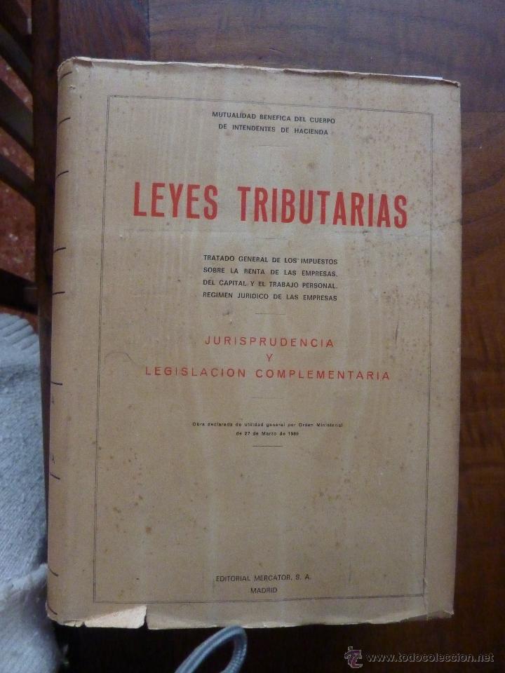 Libros de segunda mano: LIBRO N&ordm; 230 - LEYES TRIBUTARIAS - JURISPRUDENCIA Y LEGISLACION COMPLEMENTARIA - Foto 1