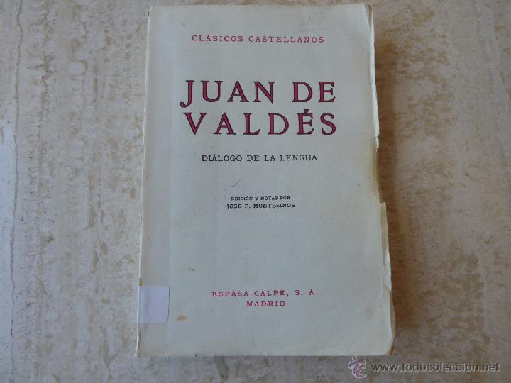 Libros de segunda mano: Di&aacute;logo de la lengua. Juan de Vald&eacute;s. - Foto 1