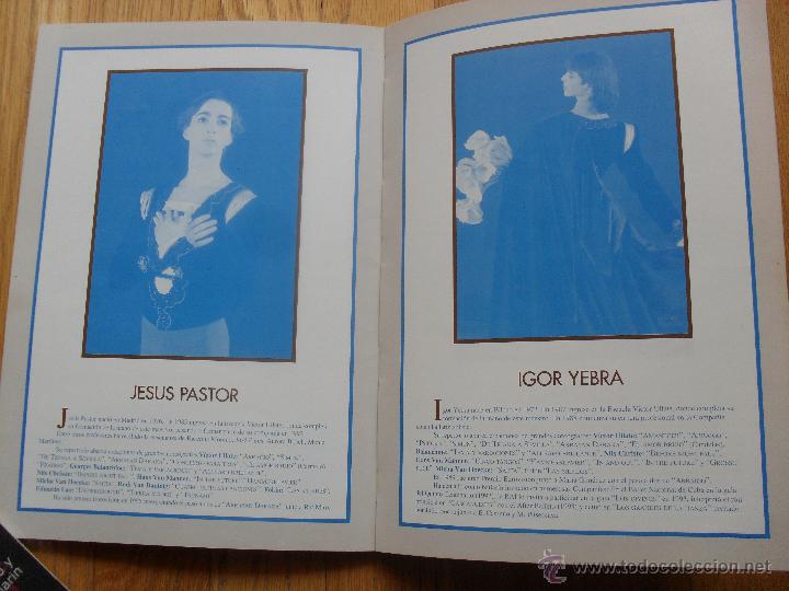 Libros de segunda mano: PROGRAMA GISELLE, Ballet Victor Ullate - Foto 2