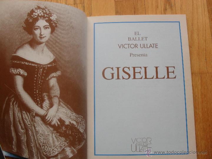 Libros de segunda mano: PROGRAMA GISELLE, Ballet Victor Ullate - Foto 3