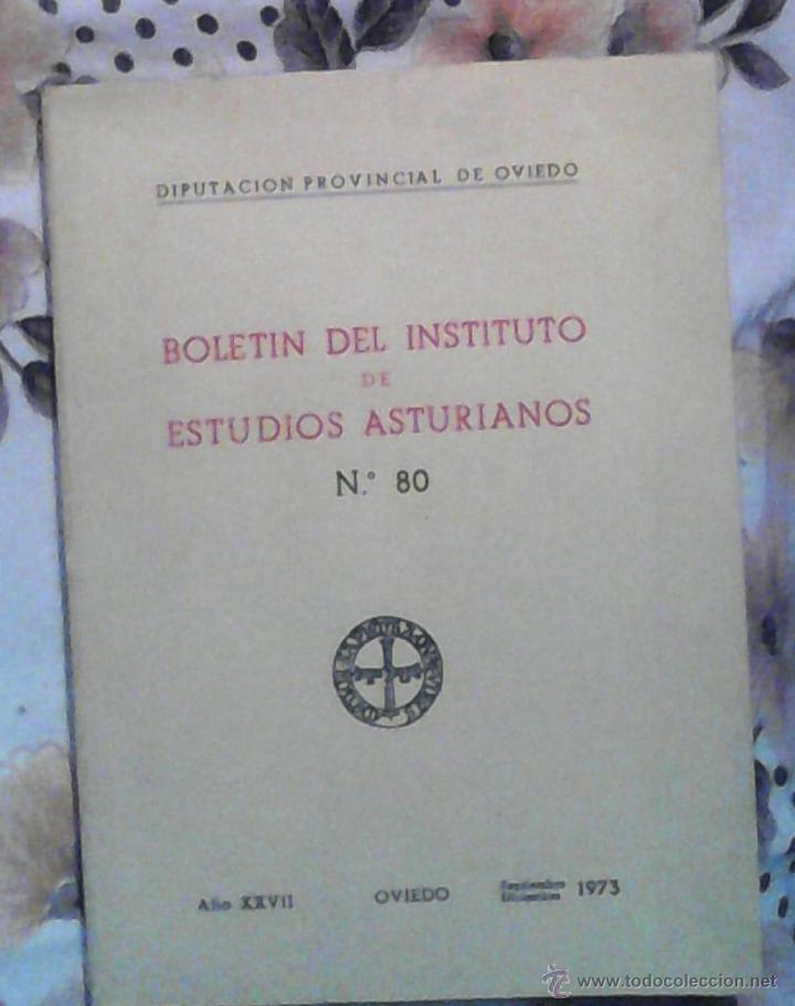 Libros de segunda mano: Bolet&iacute;n del Instituto de Estudios Asturianos, n&ordm; 80 - Foto 1
