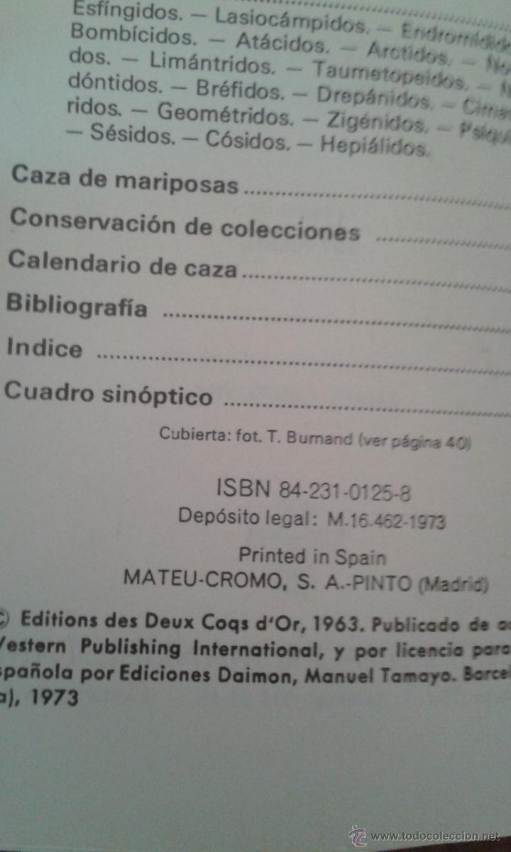 Libros de segunda mano: MARIPOSAS ED. DAIMON N&ordm; 125 - Foto 2