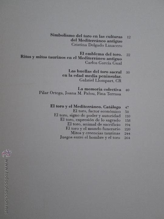 Libros de segunda mano: EL TORO Y EL MEDITERRANEO. E.D. CAJA DUERO. - Foto 5