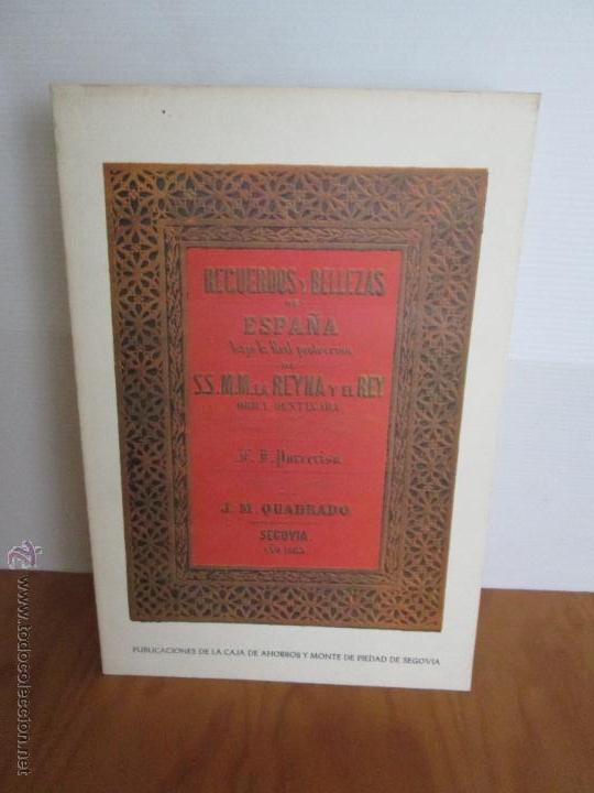 Second hand books: RECUERDOS Y BELLEZAS DE ESPA&Ntilde;A J.M.QUADRADO. E.D.CAJA DE AHORROS Y MONTE PIEDAD DE SEGOVIA.