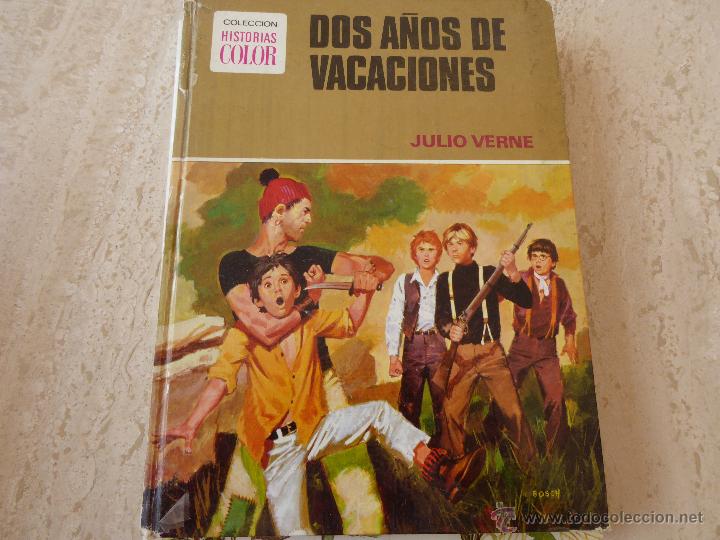 Libros de segunda mano: Dos a&ntilde;os de vacaciones. J. Verne. - Foto 1