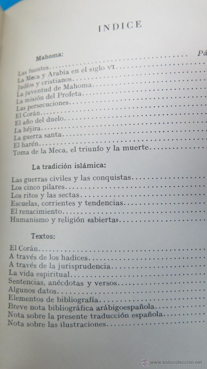 Libros de segunda mano: MAHOMA Y LA TRADICION ISLAMICA. EMILE DERMENGHEN - Foto 3