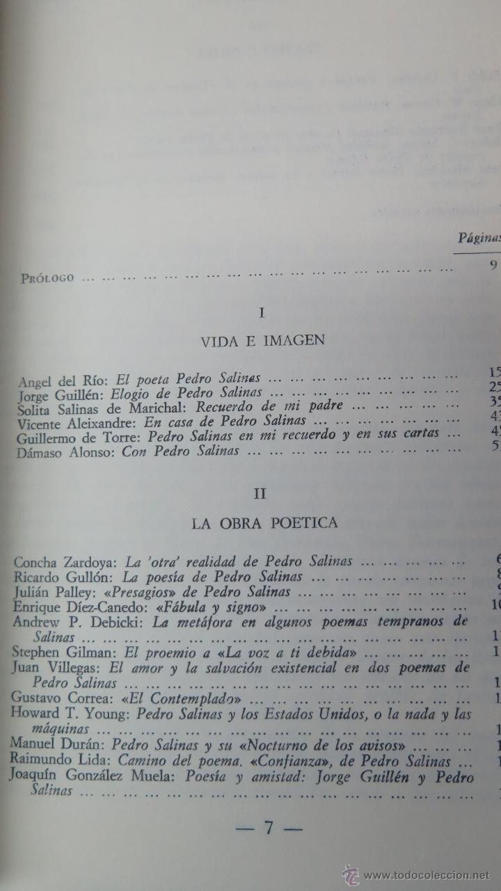 Libros de segunda mano: PEDRO SALINAS EL ESCRITOR Y LA CRITICA. ANDREW P. DEBICKI - Foto 2
