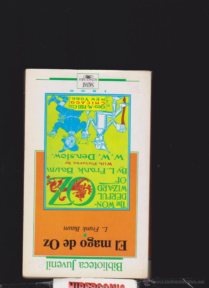 Libros de segunda mano: EL MAGO DE OZ / L. FRANK DE OZ -ED. ALFAGUARA 1987 - Foto 1