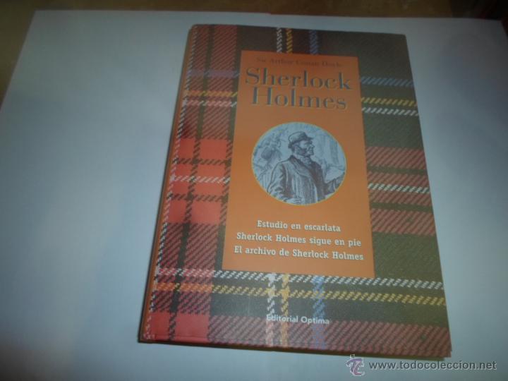 Libros de segunda mano: Sir Arthur Conan Poyle, Sherlock Holmes, Ed Optima - Foto 1