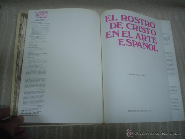 Libros de segunda mano: RAM&Oacute;N RODR&Iacute;GUEZ CULEBRAS: EL ROSTRO DE CRISTO EN EL ARTE ESPA&Ntilde;OL - Foto 3