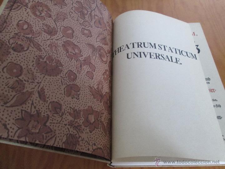 Libros de segunda mano: THEATRUM STATICUM UNIVERSALE. JACOB LEUPOLD. FACSIMIL 1726. - Foto 4