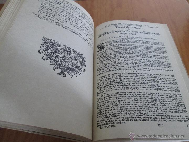 Libros de segunda mano: THEATRUM STATICUM UNIVERSALE. JACOB LEUPOLD. FACSIMIL 1726. - Foto 9