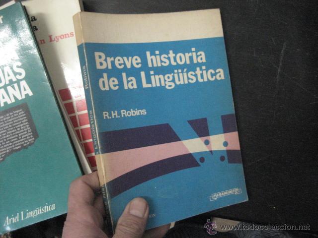 Libros de segunda mano: BREVE HISTORIA DE LA LINGUISTICA, ROBINS, - Foto 1