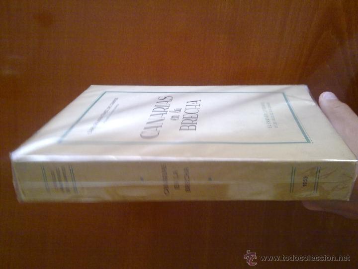 Libros de segunda mano: CANARIAS EN LA BRECHA, CARLOS MART&Iacute;NEZ DE CAMPOS - Foto 2