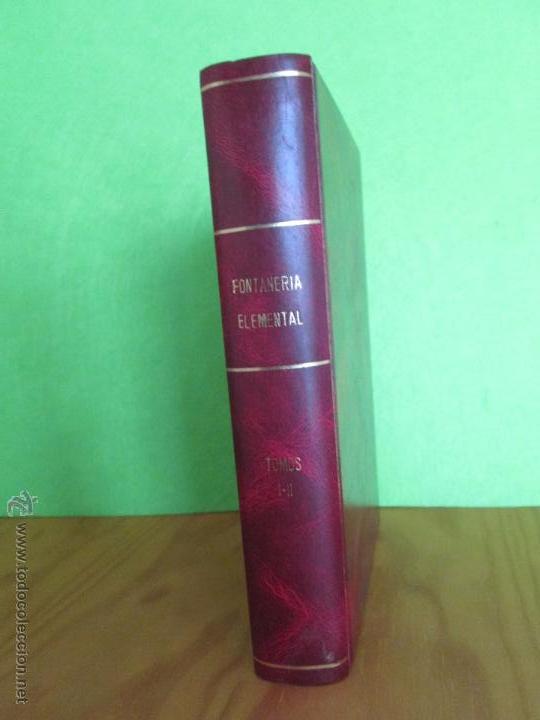 Libros de segunda mano: FONTANERIA ELEMENTAL. TOMOS I - II. - Foto 3