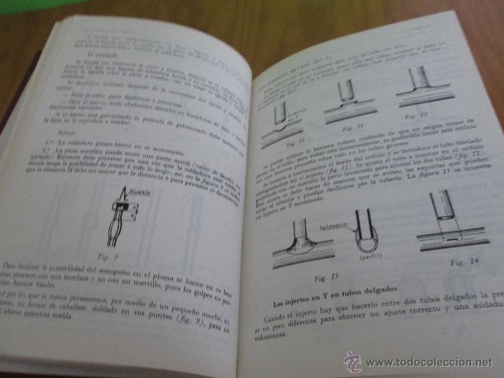 Libros de segunda mano: FONTANERIA ELEMENTAL. TOMOS I - II. - Foto 10