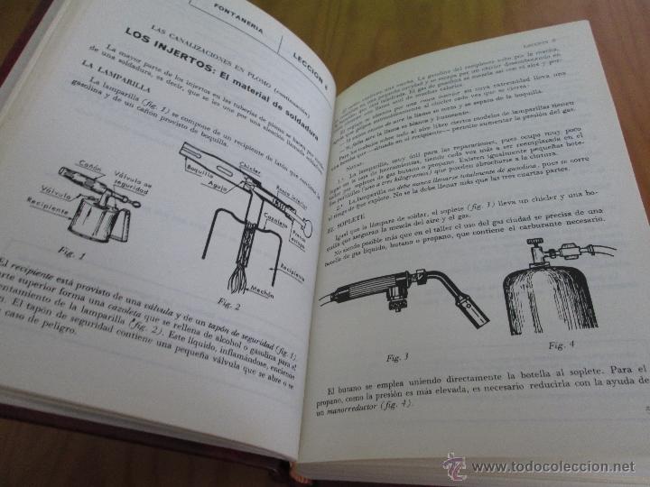Libros de segunda mano: FONTANERIA ELEMENTAL. TOMOS I - II. - Foto 11