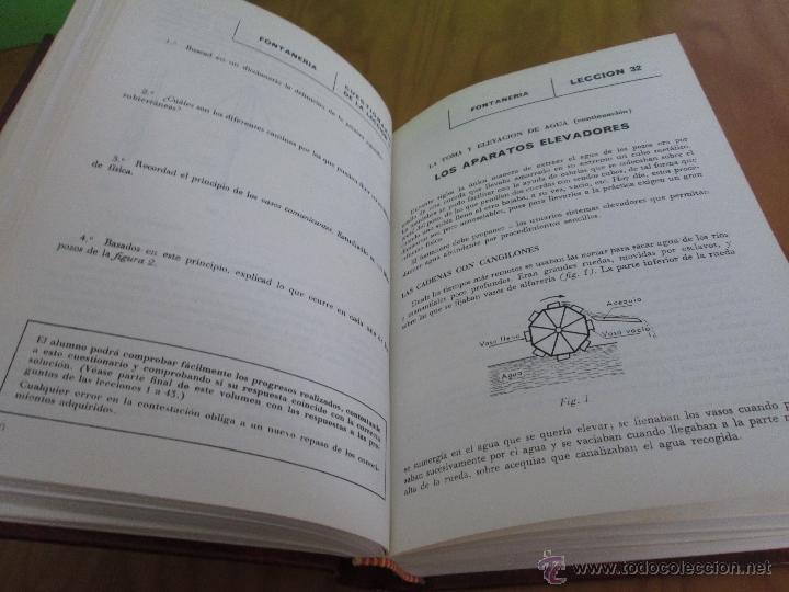 Libros de segunda mano: FONTANERIA ELEMENTAL. TOMOS I - II. - Foto 12