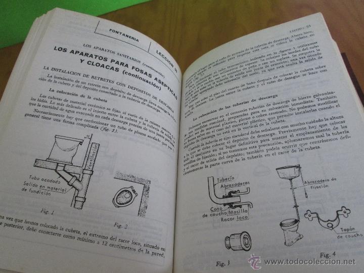 Libros de segunda mano: FONTANERIA ELEMENTAL. TOMOS I - II. - Foto 18