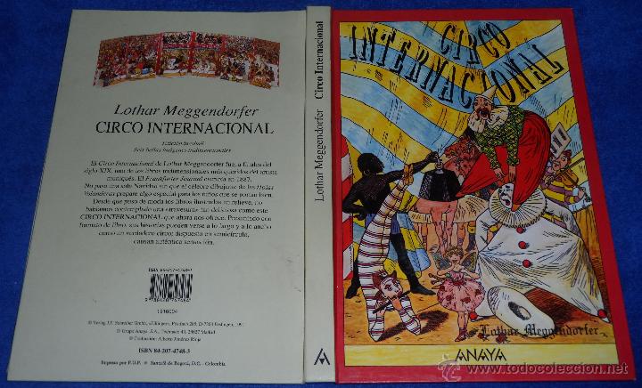 Libros de segunda mano: Circo Internacional - Lothar Meggerndorfer - Libro Pop-Up - Anaya (1991) - Foto 9