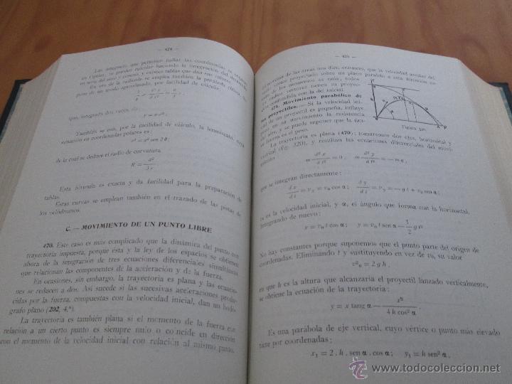 Libros de segunda mano: MECANICA GENERAL Y DESCRIPTIVA. CASARES Y G.ARRIBAS. LIBRO CON DOS TOMOS. - Foto 8
