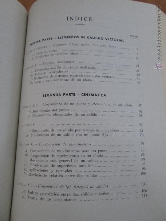 Libros de segunda mano: MECANICA GENERAL Y DESCRIPTIVA. CASARES Y G.ARRIBAS. LIBRO CON DOS TOMOS. - Foto 11