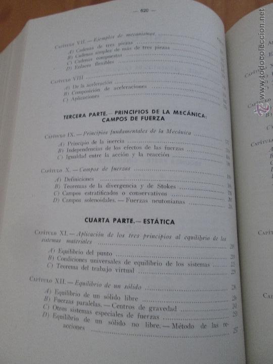 Libros de segunda mano: MECANICA GENERAL Y DESCRIPTIVA. CASARES Y G.ARRIBAS. LIBRO CON DOS TOMOS. - Foto 12