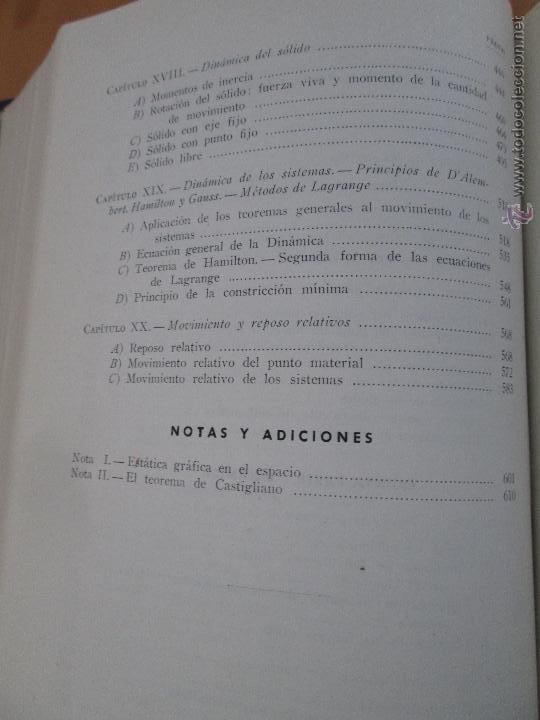 Libros de segunda mano: MECANICA GENERAL Y DESCRIPTIVA. CASARES Y G.ARRIBAS. LIBRO CON DOS TOMOS. - Foto 14
