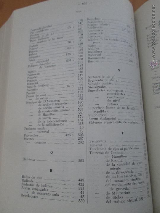 Libros de segunda mano: MECANICA GENERAL Y DESCRIPTIVA. CASARES Y G.ARRIBAS. LIBRO CON DOS TOMOS. - Foto 18