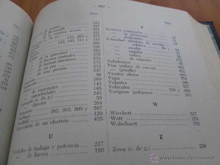 Libros de segunda mano: MECANICA GENERAL Y DESCRIPTIVA. CASARES Y G.ARRIBAS. LIBRO CON DOS TOMOS. - Foto 19