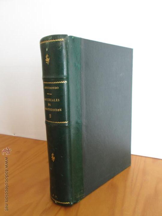 Libros de segunda mano: MATERIALES DE CONSTRUCCION 2. F.ARREDONDO. LIBRO CON 4 TOMOS. - Foto 1