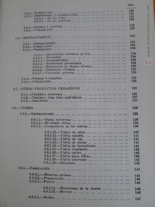 Libros de segunda mano: MATERIALES DE CONSTRUCCION 2. F.ARREDONDO. LIBRO CON 4 TOMOS. - Foto 7