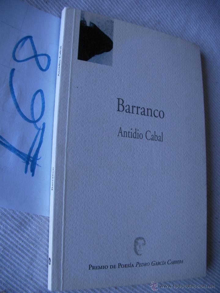 Libros de segunda mano: BARRANCO - ANTIDIO CADAL - ENVIO GRATIS A ESPA&Ntilde;A - Foto 1