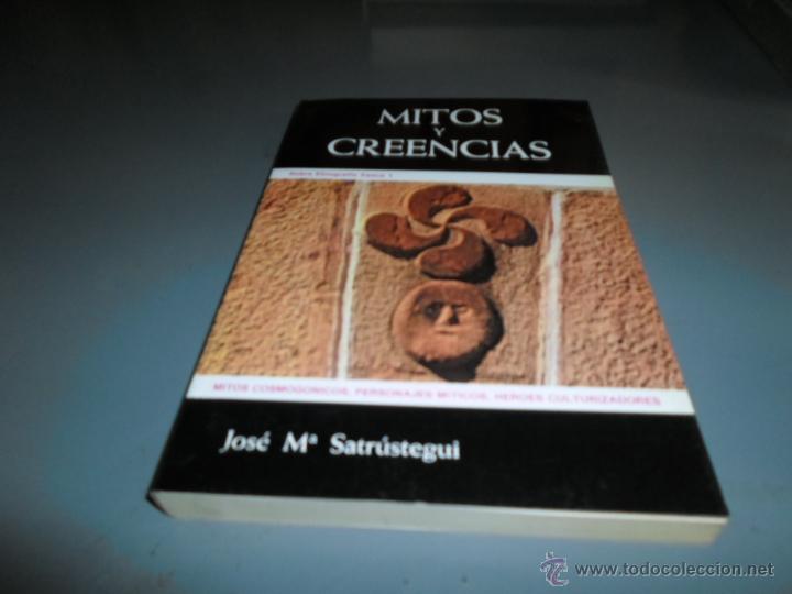 Libros de segunda mano: Jose Maria Satrustegi, Mitos y Creencias, Sobre Etnografia Vasca 1, Sendoa - Foto 1