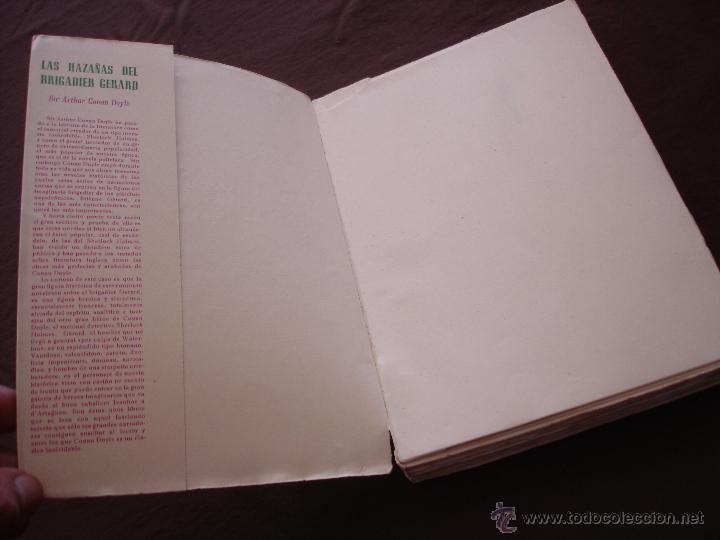 Libros de segunda mano: LAS HAZA&Ntilde;AS DEL BRIGADIER GERAD - SIR ARTHUR CONAN DOYLE. - Foto 4