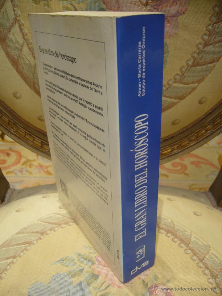 Libros de segunda mano: EL GRAN LIBRO DEL HOROSCOPO, DE ATMAN Y MARTA CONTRERAS. - Foto 2