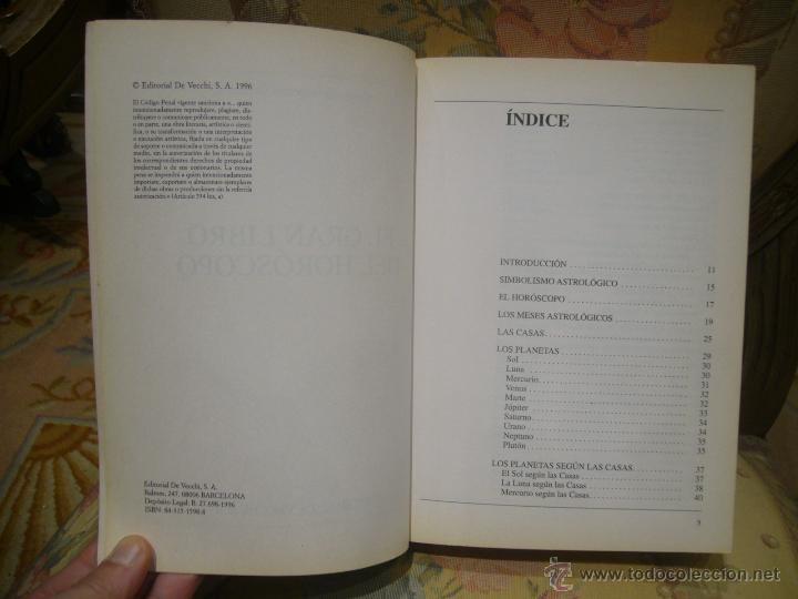 Libros de segunda mano: EL GRAN LIBRO DEL HOROSCOPO, DE ATMAN Y MARTA CONTRERAS. - Foto 3