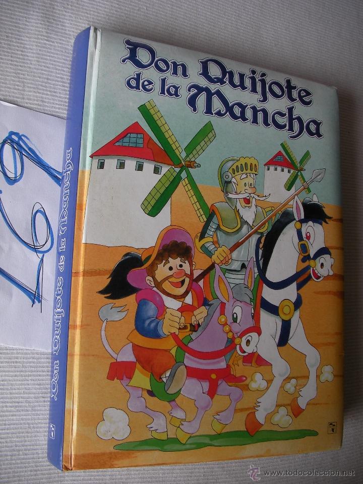Libros de segunda mano: ANTIGUO LIBRO INFANTIL DON QUIJOTE DE LA MANCHA - Foto 1