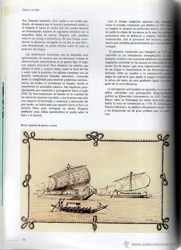Libros de segunda mano: C&aacute;diz y el mar.  Diputaci&oacute;n de C&aacute;diz, 2000 - Foto 3