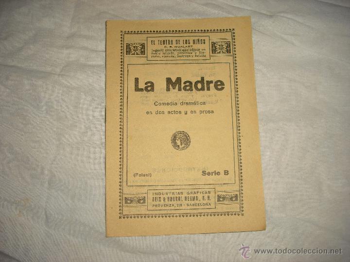 Libros de segunda mano: Librito el Teatro de los Ni&ntilde;os (La madre) - Foto 1