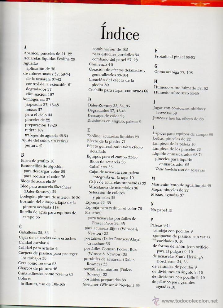 Libros de segunda mano: Acuarela. T&eacute;cnicas creativas.  Editorial Libsa,  2003 - Foto 4
